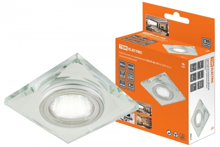 TDM ELECTRIC SQ0359-0046 Светильник встраиваемый СВ 03-02 MR16 50Вт G5.3 зеркальный/хром TDM